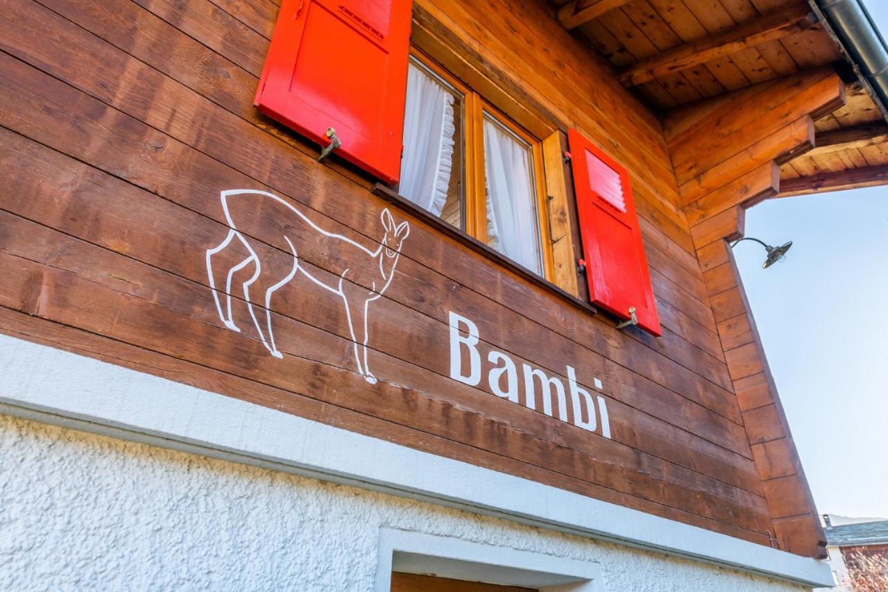 Chalet Bambi "Marchenhaft" Apartamento Grächen Exterior foto